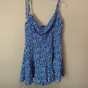 Jeanewpole1 Blue Floral Romper